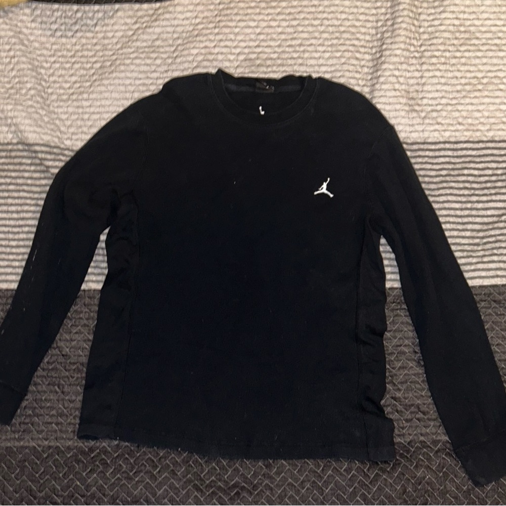 Jordan Black Long Sleeve Tee